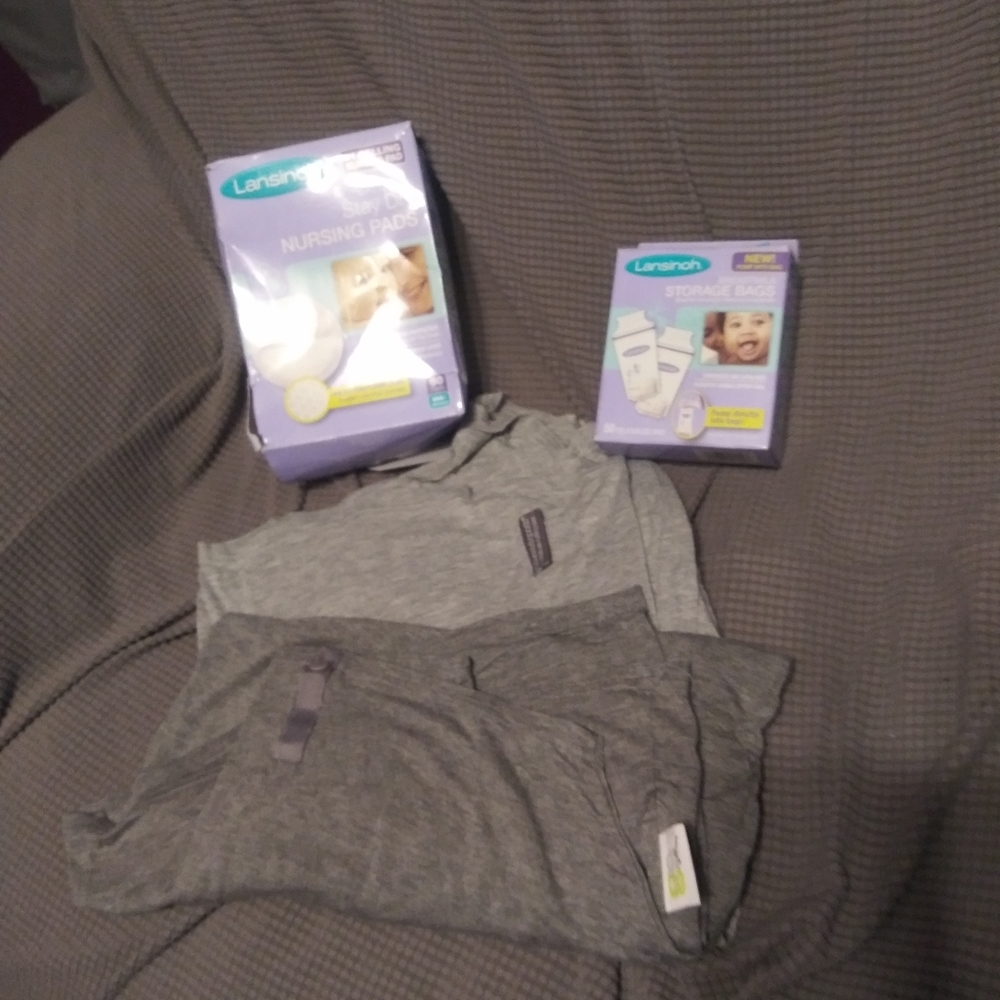 Nursing covers, pads and storage bags